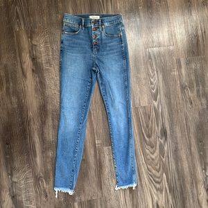 Madewell 10 inch high-rise skinny jeans